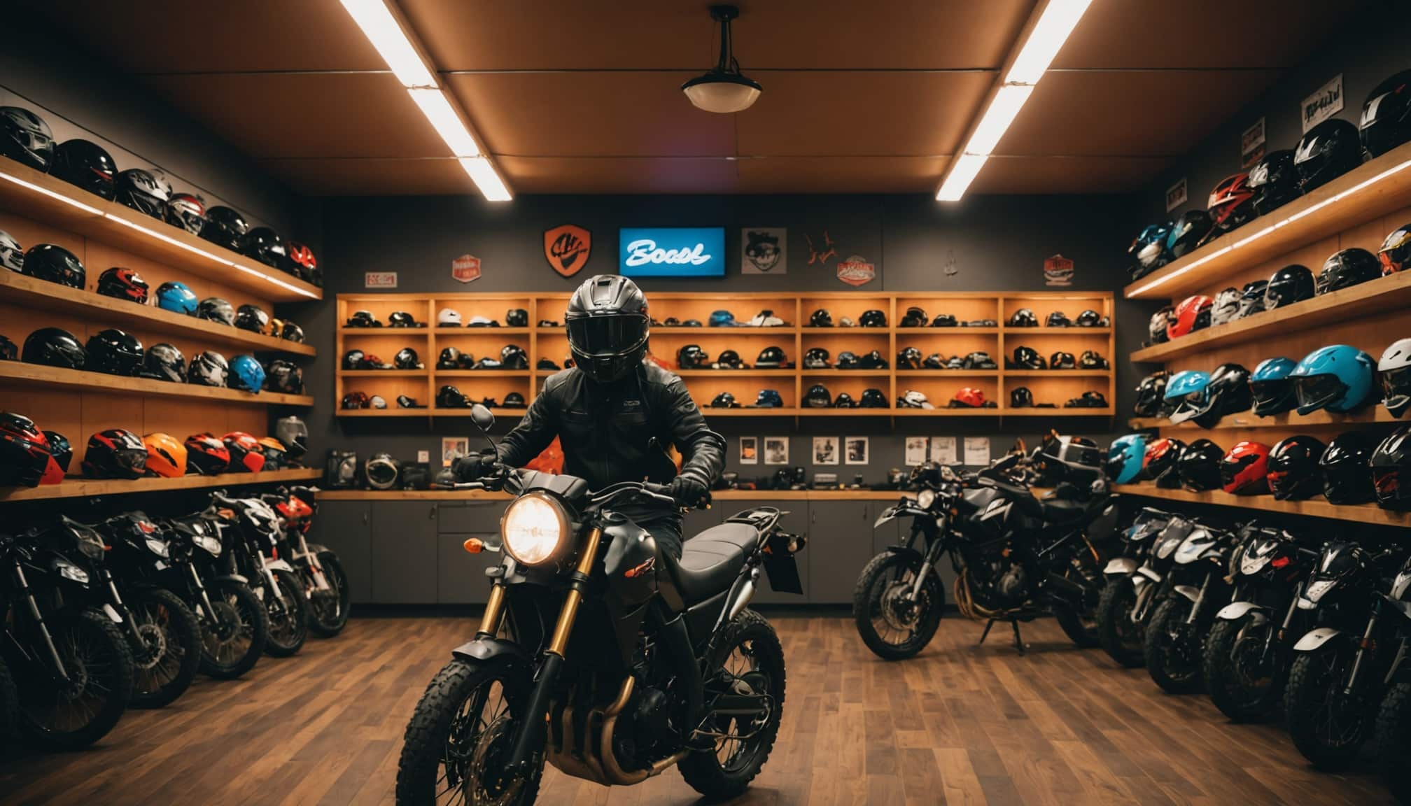 Accessoires de moto en vitrine à Nantes  
Boutiques pour équiper votre moto à Nantes