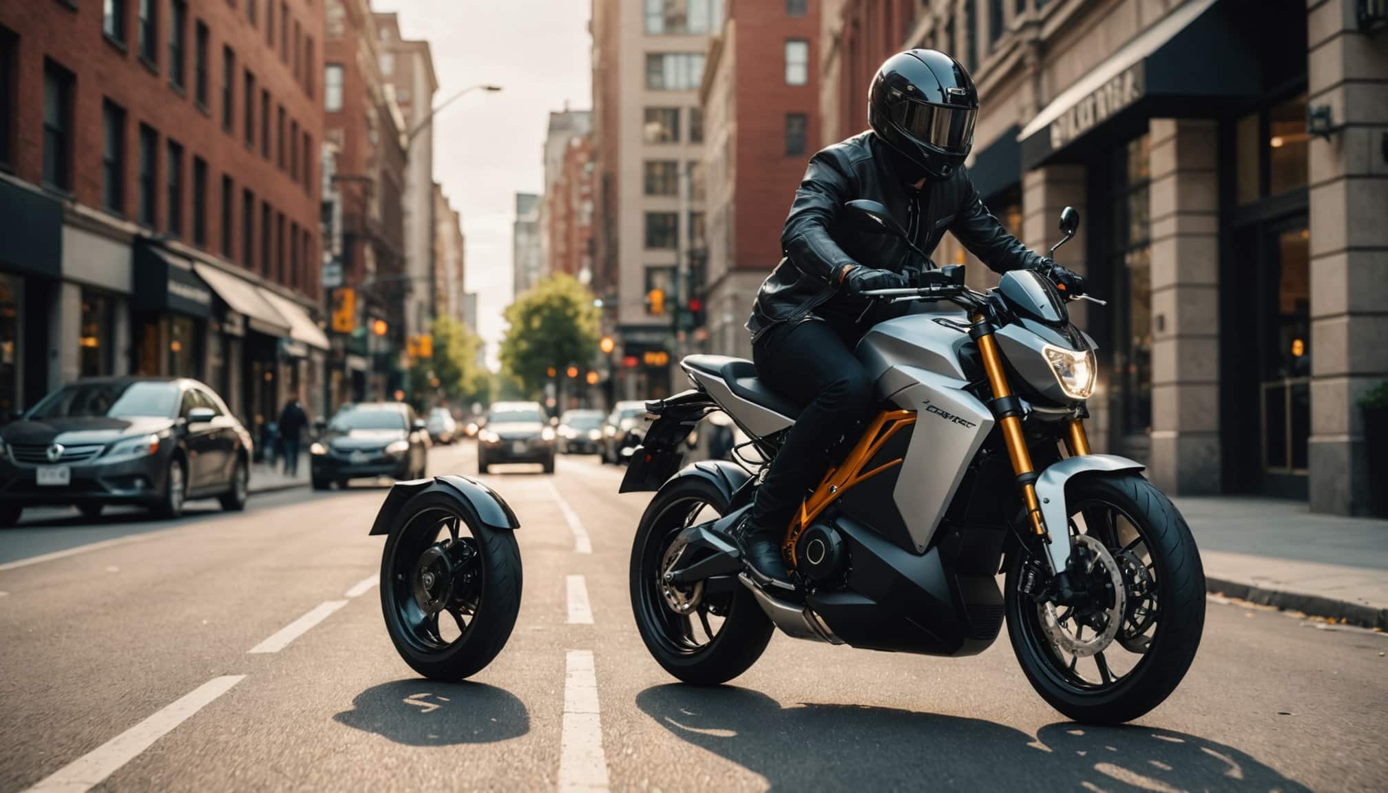 Moto électrique sans permis performante sur route